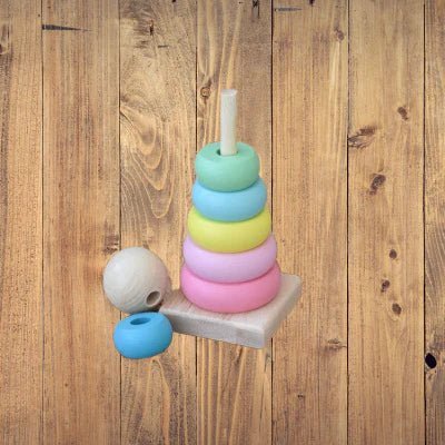 Jouet en Bois - WoodenToys™ - Tour Macaron - Mon bebe