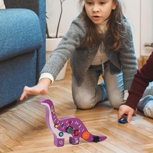 Tableau Montessori - BusyBoardCircuit™ - Brachiosaure - Mon bebe